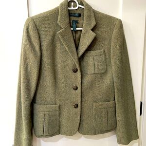 Lauren Ralph Lauren Green Blazer 6P